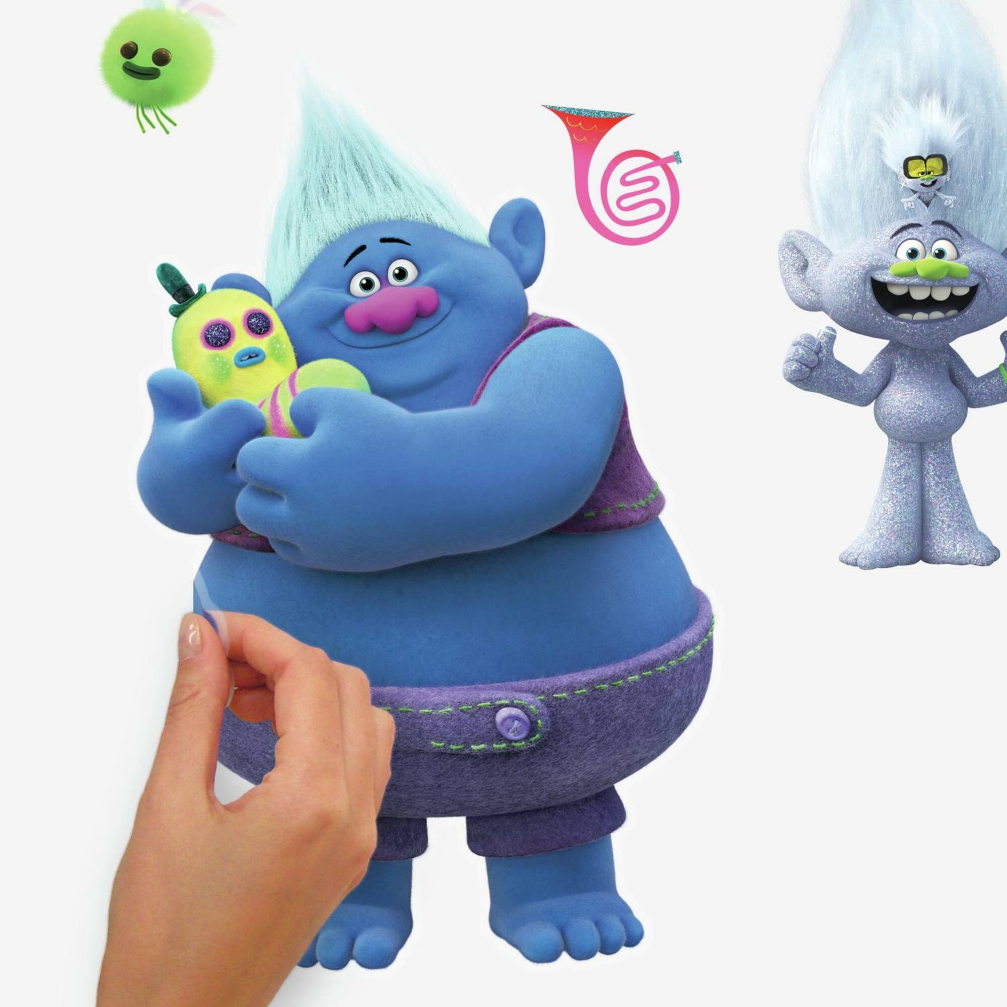 RoomMates Trolls World Tour Peel & Stick Wall Decals